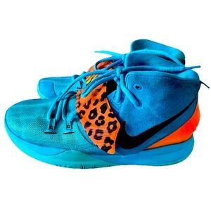 Nike Kyrie 6 Kids Size 7Y Oracle Aqua Basketball Kyrie Irving BQ5599-300 Cool!